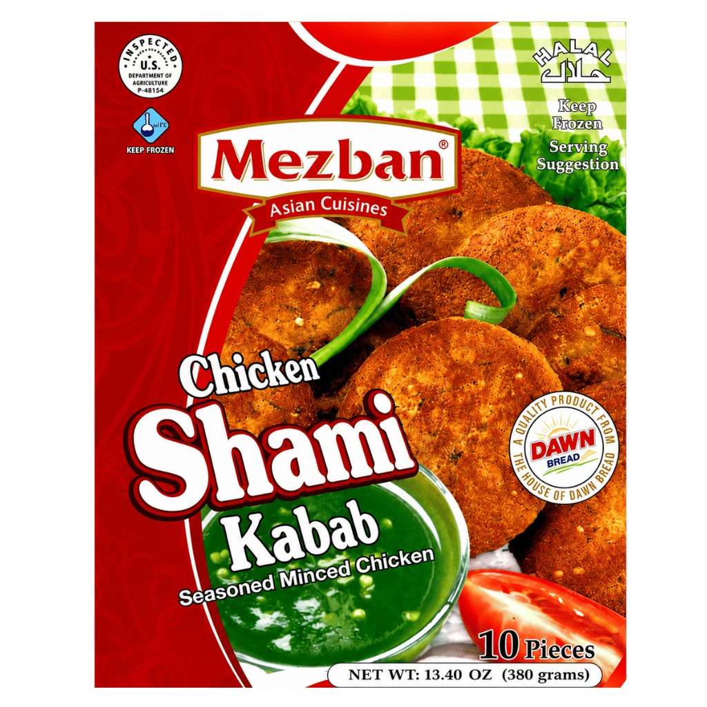 Mezban Chicken Shami Kabab 10 pcs buy online USA - 1